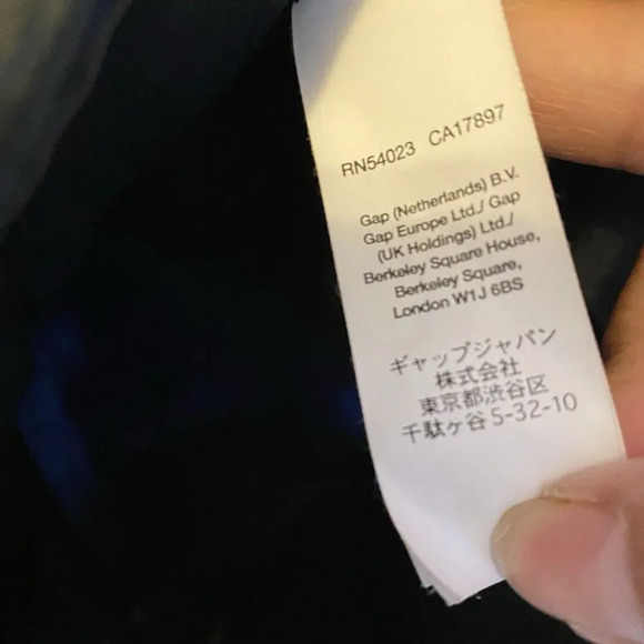 GAP Quilted Winter Vest Coat Womens Size S Black White Striped Zip Lined Pocket - Picture 4 of 10